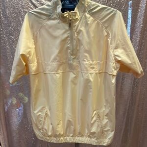 ASHWORTH Yellow Half-Zip Golf Shirt